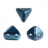 Les perles par Puca® Super-kheops Perlen Metallic mat blue 23980/79031